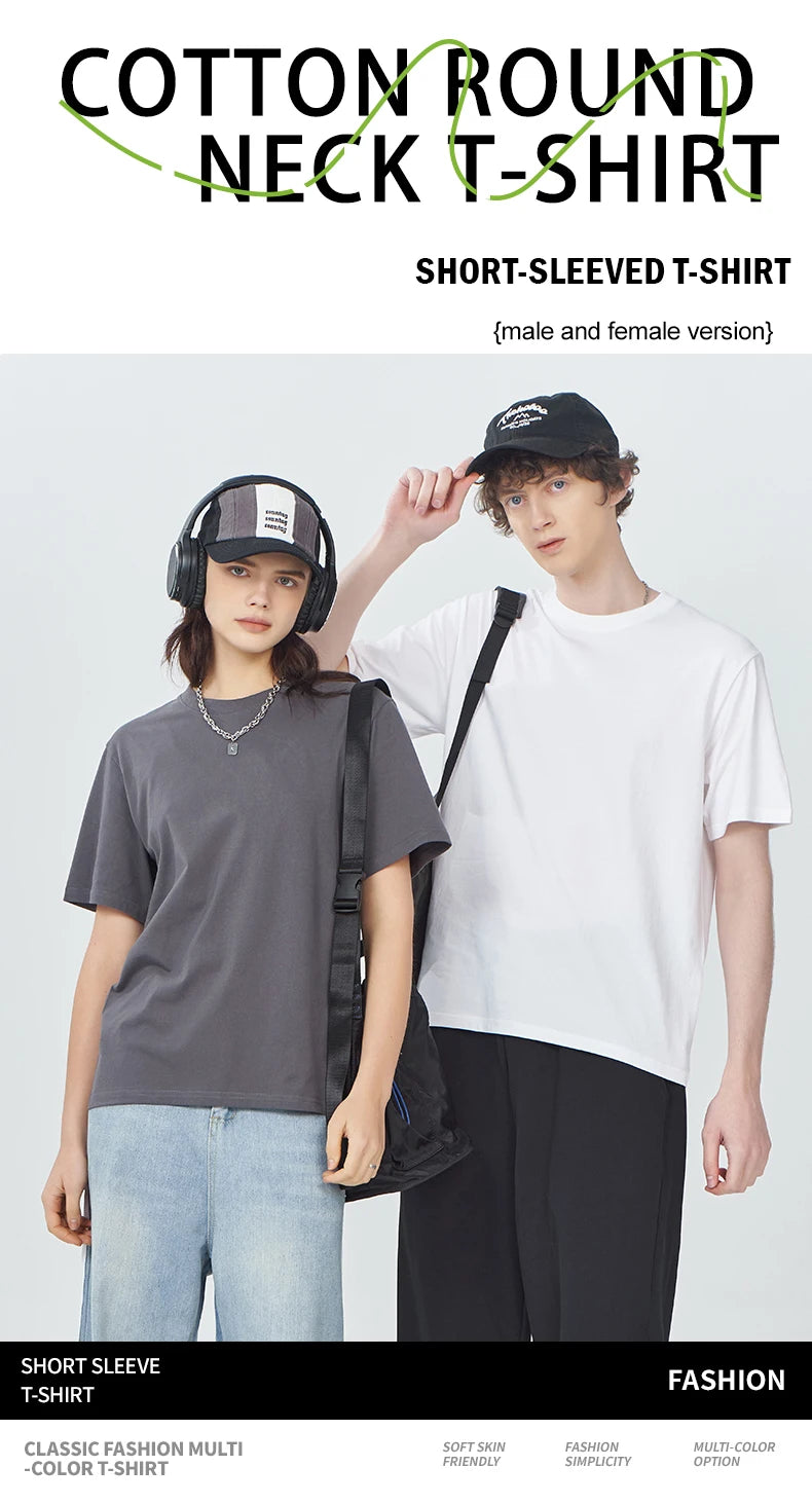 Summer T-Shirts Women Cotton Fresh Oranges Fruits Printing Tops Loose O-Neck Soft Comfortable Short Sleeve Street Woman Clothes