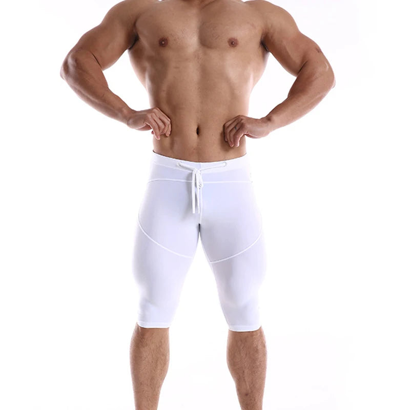 Mens Running Shorts Man Quick Dry Training Fitness Compression Gym Shorts Mens Short Fitness Tight Trousers