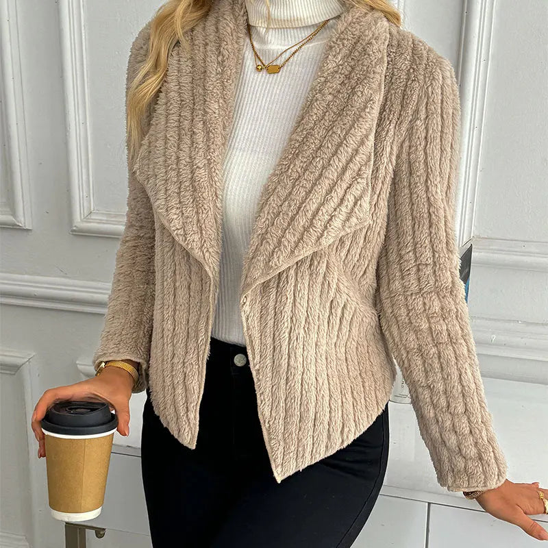 Women Coat Top New Autumn Winter Streetwear Fashion Long Sleeves Coat Sexy Cardigans Outwear Lady Casual Slim Versatile Clothing