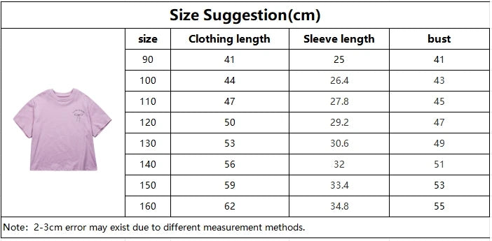 Kids Clothes Girl Children Short Sleeved Girl Clothes Summer T Shirt Tops Children Clothing  Boy Cloth Ropa De Niña Ropa De Niño