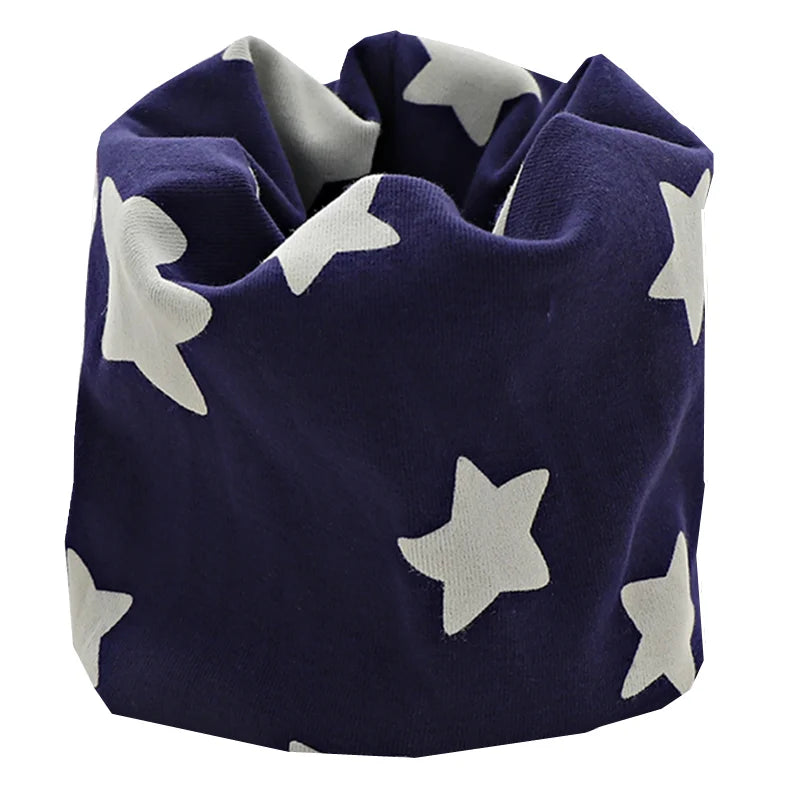 New Autumn Winter Girls 100% Cotton Scarf Children Scarf Bibs LIC Boys Girls O Ring Scarf Lovely Kids Collar Children Bufandas