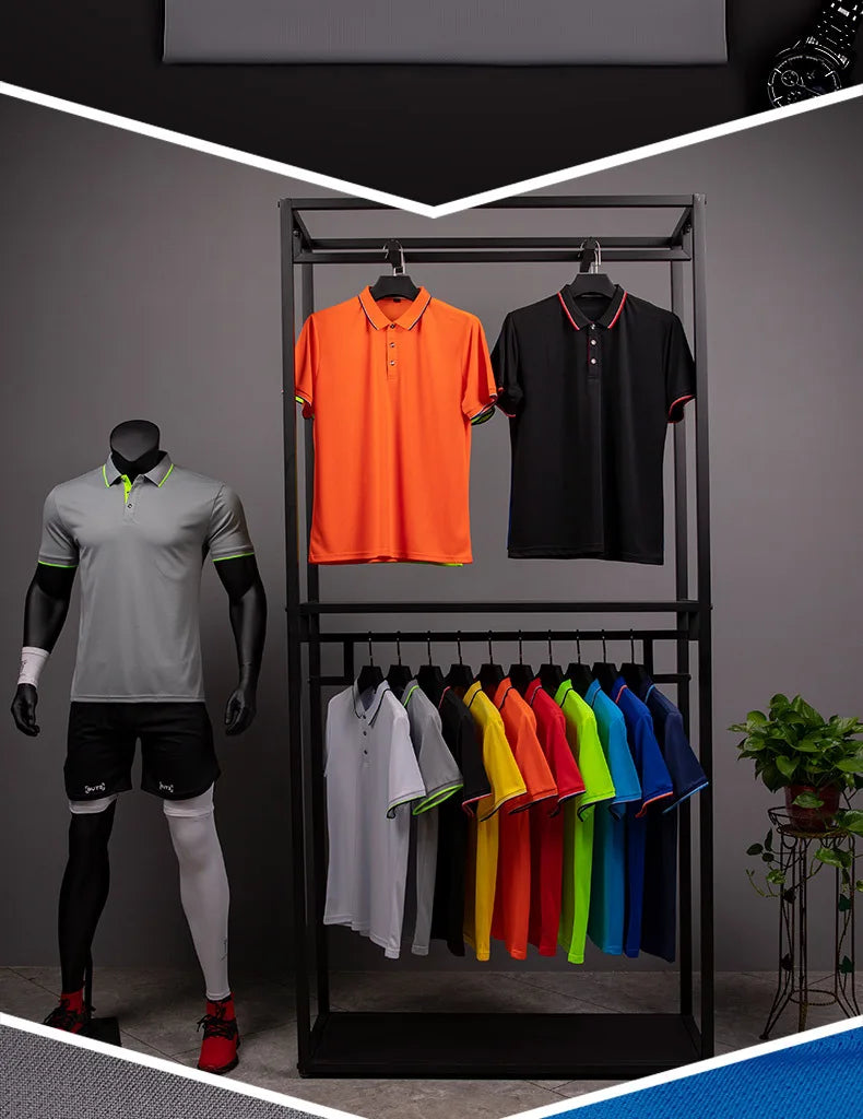 Polo Shirts for Men Men's Running T-shirt Tees 2022 Summer New Arrival Business Casual T Shirt Designer Oversized Male Clothing