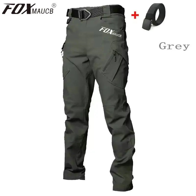 FOXMAUCB Cycling Long Pants Men Mountain Bike Trousers Motocross Bicycle Tactical Cargo Bottoms Enduro Pant Pantalon Ciclismo