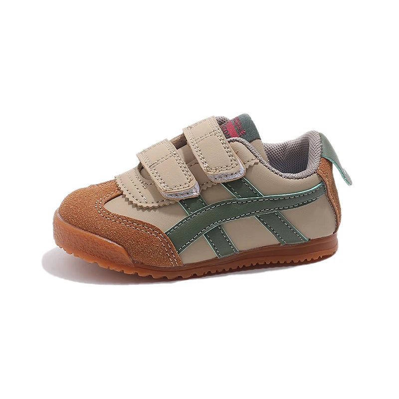 2025 Spring and Autumn New Korean Edition Children's Single Shoes Casual Running Shoes Baby Walking Shoes