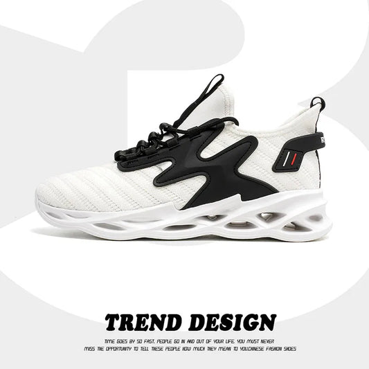 Men's Sneakers 2024 New Fashion Blade Sports Running Shoes Soft Sole Cushioning Outdoor Walking Shoes Casual Men's Shoes