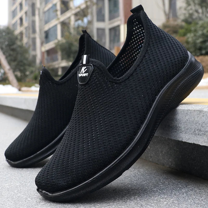 2025 Men's Shoes Casual Sneakers Spring Summer Breathable Soft Sole Lightweight Affordable Lazy sneakers Men's shoes