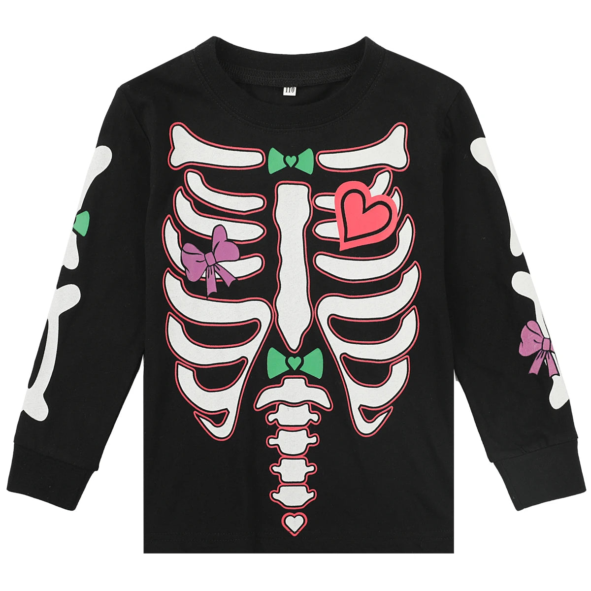 Girls Unicorn Pajama Sets Girl Pijamas Kids Skeleton Glowing in the Dark Pyjamas Sleepwear Boys Halloween Pjs