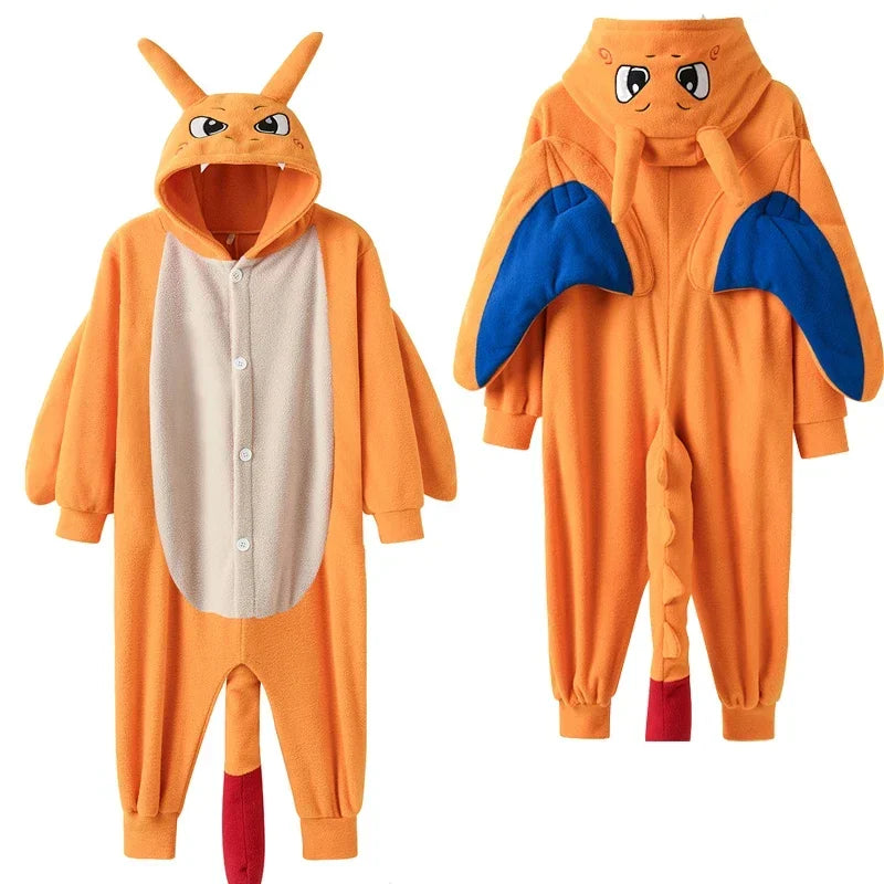 Pyjama une pièce Charizard pour adultes, costume de cosplay d'Halloween, Onesie, corps entier, Gengar, Kigurumi, Umbreon, Piplup