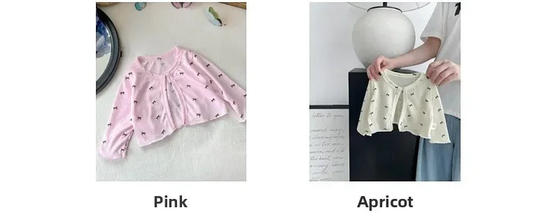 Summer 2025 New Sweet Baby Coat for Girls' Sunscreen Clothing Thin Summer Clothing Children Breathable Air Conditioning Clothing