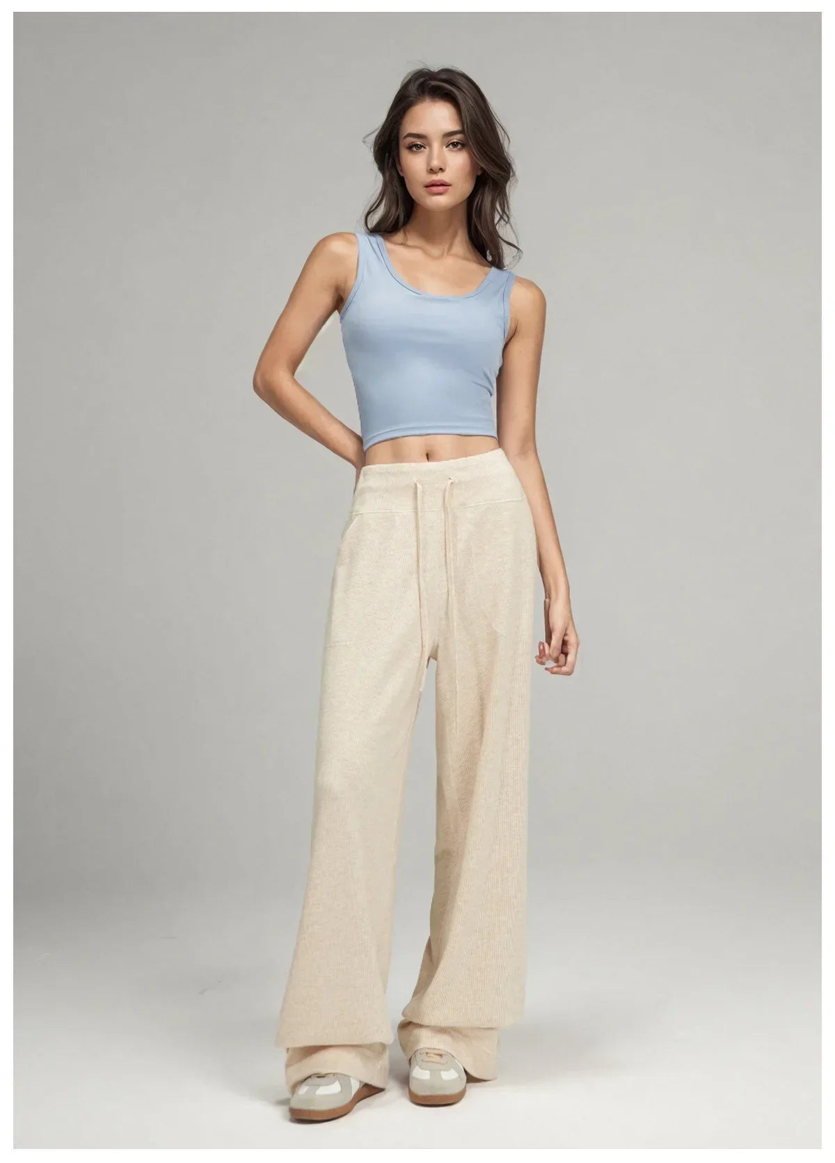Yoga Pants for Women, Relaxed and Loose-fitting, Comfortable and Comfortable Wide-leg Pants with A Relaxed and Loose Fit.