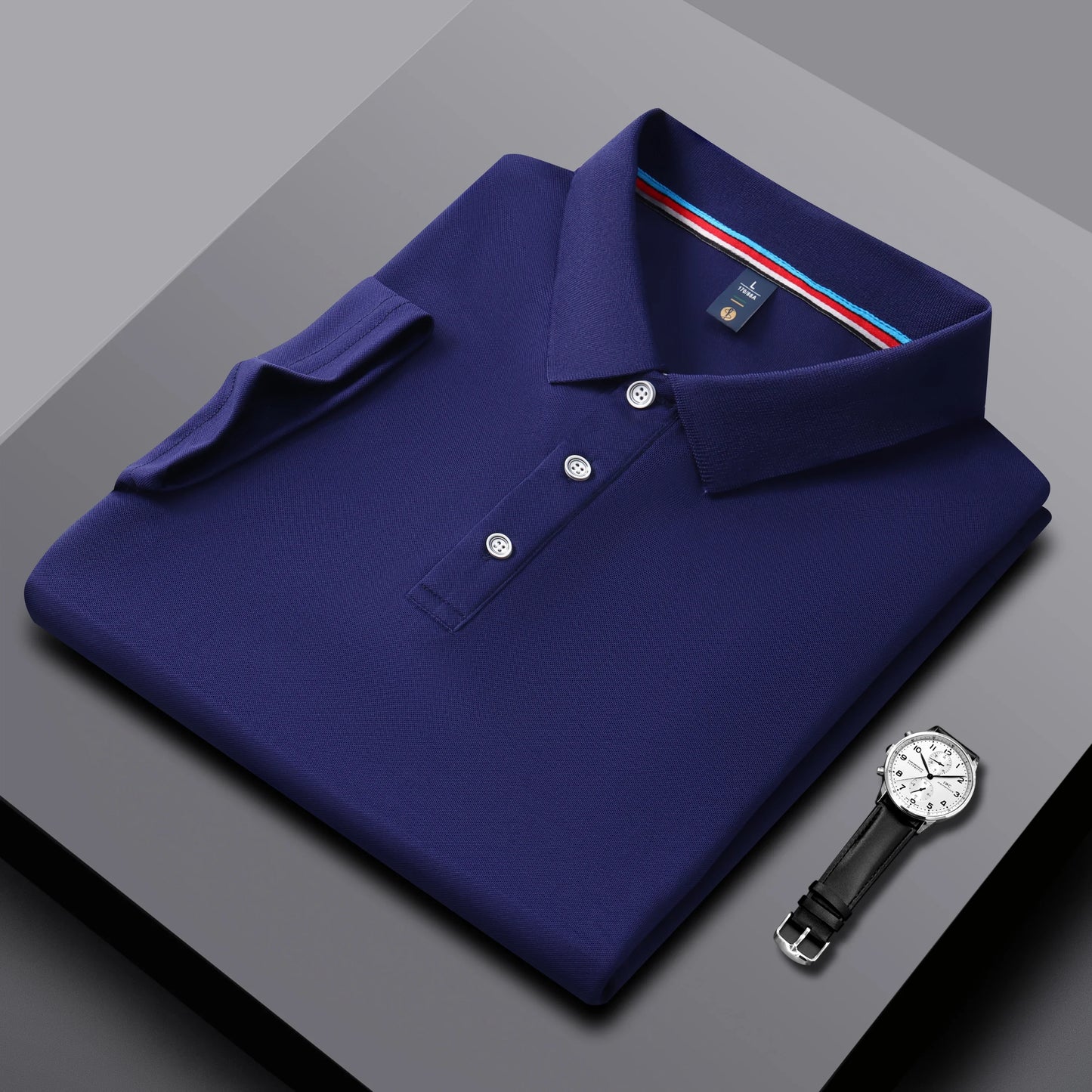 Men's and Women's Polo Shirts Summer New Work Lapel T-shirts Business High-quality UV Protection Brand Short Sleeves