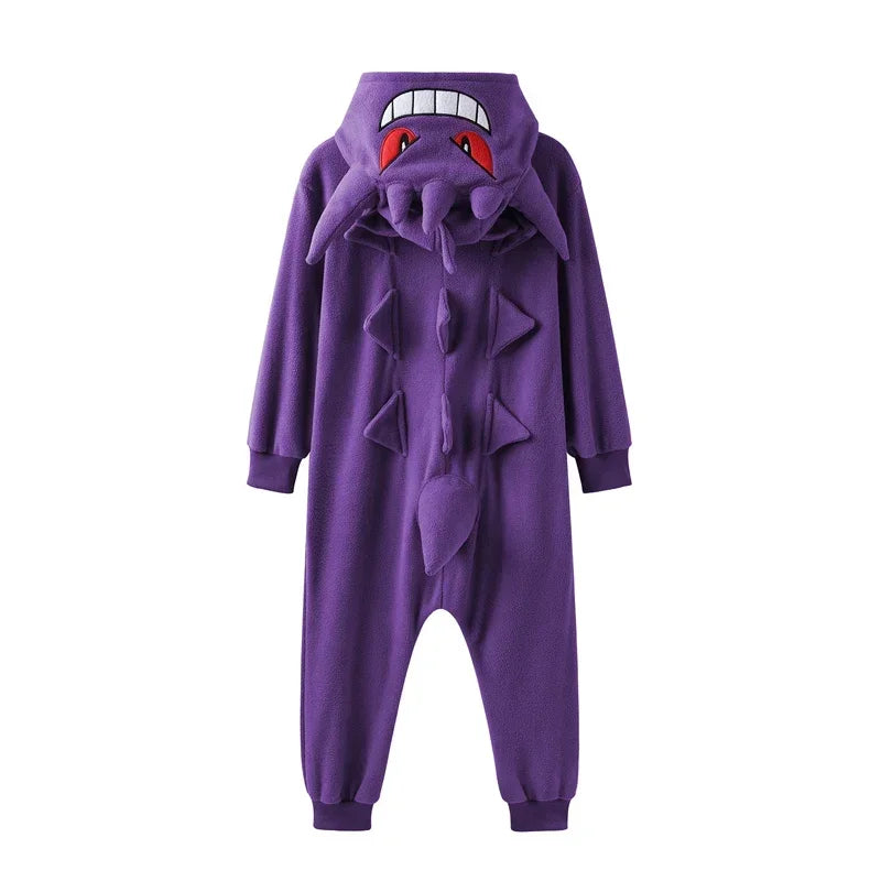 Pyjama une pièce Charizard pour adultes, costume de cosplay d'Halloween, Onesie, corps entier, Gengar, Kigurumi, Umbreon, Piplup