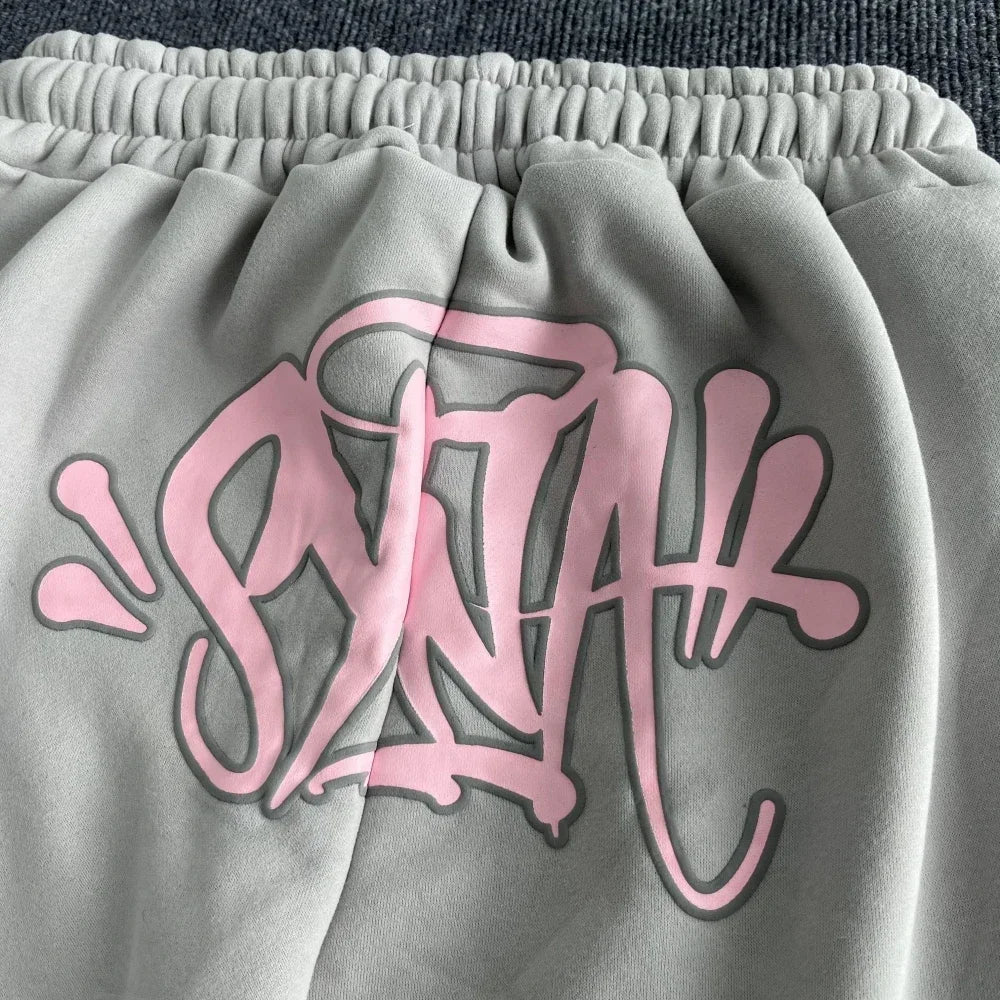 Sy World Tracksuit Women Men Cotton Casual Hoodie Uk Drill Jacket Trousers Streetwear Coat Young Trendy Hooded Tops Pants