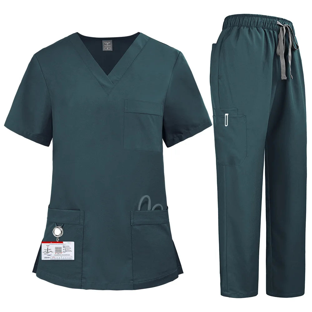 Pajama Sets Uniforms Woman High-quality Nursing Articles Healthcare Pharmacy Work Clothes Clinic Beauty Spa Unisex