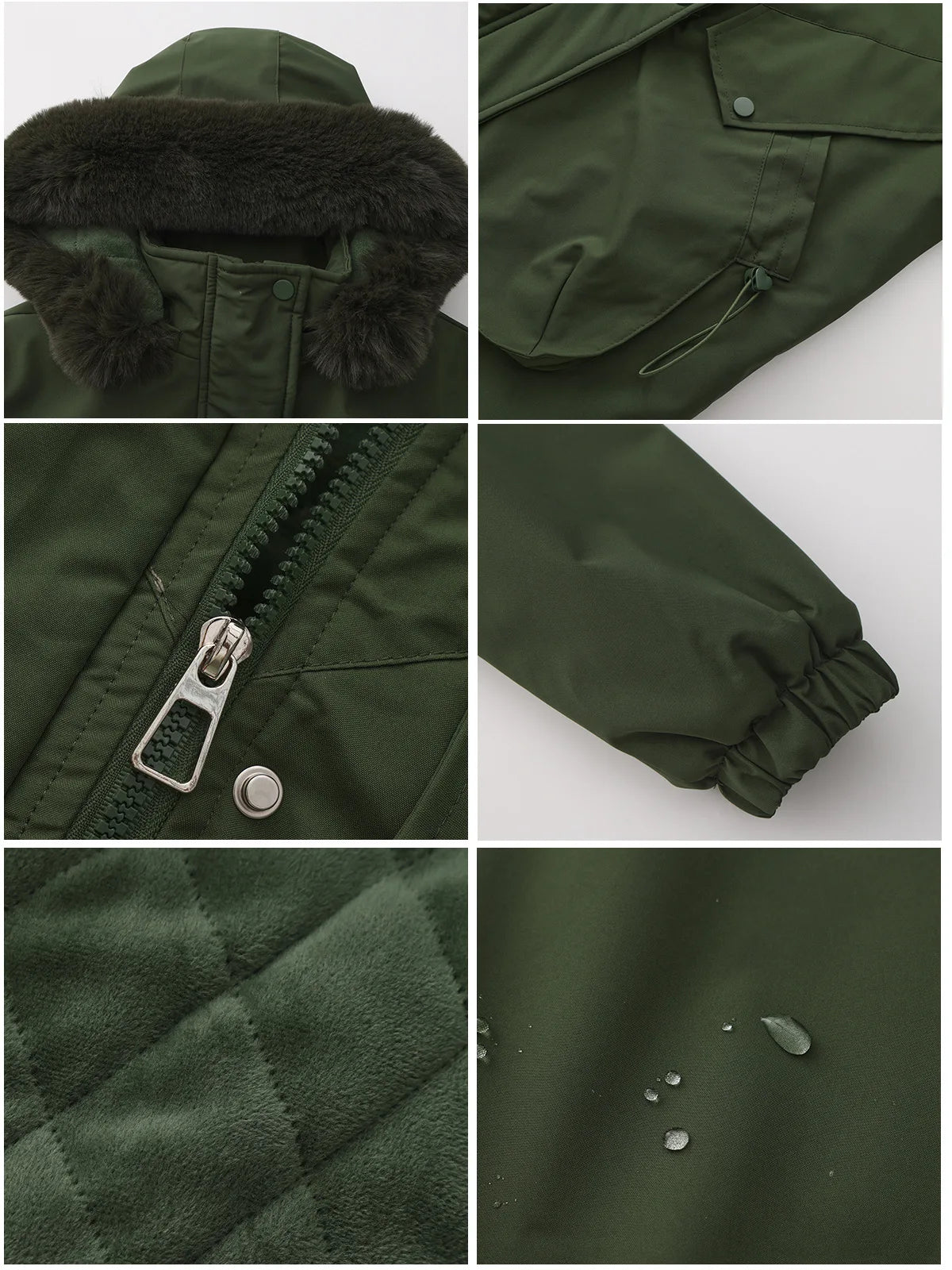 Cotton Coat Women 2025 Winter Mid-length Parka Plus Velvet Korean Style Large Fur Collar Plus Velvet Coat