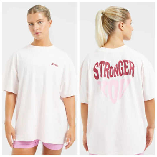 AYBL Letter Print Summer High Quality Men's and Women's Short-sleeved T-shirt New Sports Fitness Crew Neck Short-sleeved Top