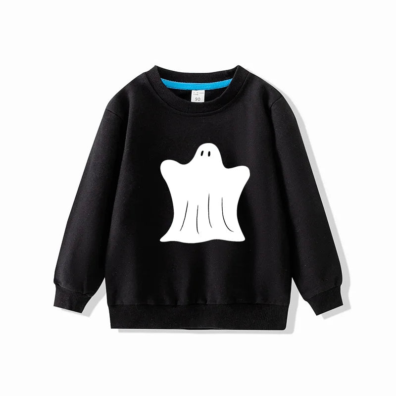 2025 Autumn Boys Girls Sweatshirts Long Sleeve Tops for Kids Children T-shirts Terry Toddler Pullover Baby Outfits Tees Clothing