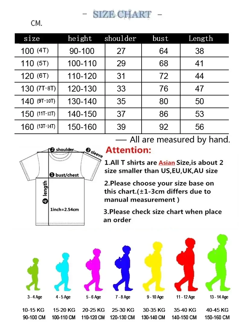 Kids Plain T Shirt Tops for Child Boys Girls Baby pure color Blank  Clothes White Black Children Summer Tees 1-16 Years