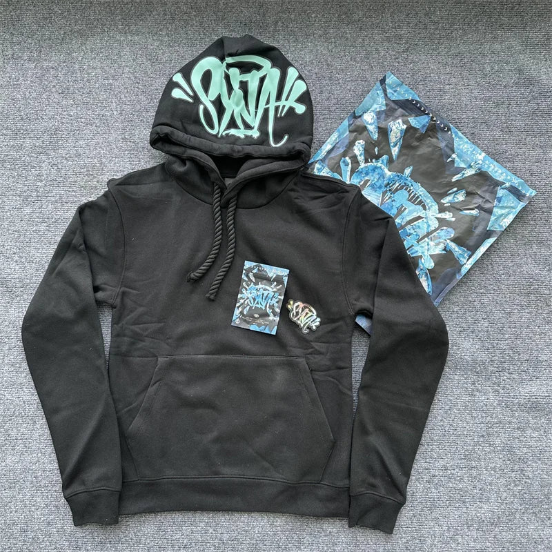 Sy World Tracksuit Women Men Cotton Casual Hoodie Uk Drill Jacket Trousers Streetwear Coat Young Trendy Hooded Tops Pants