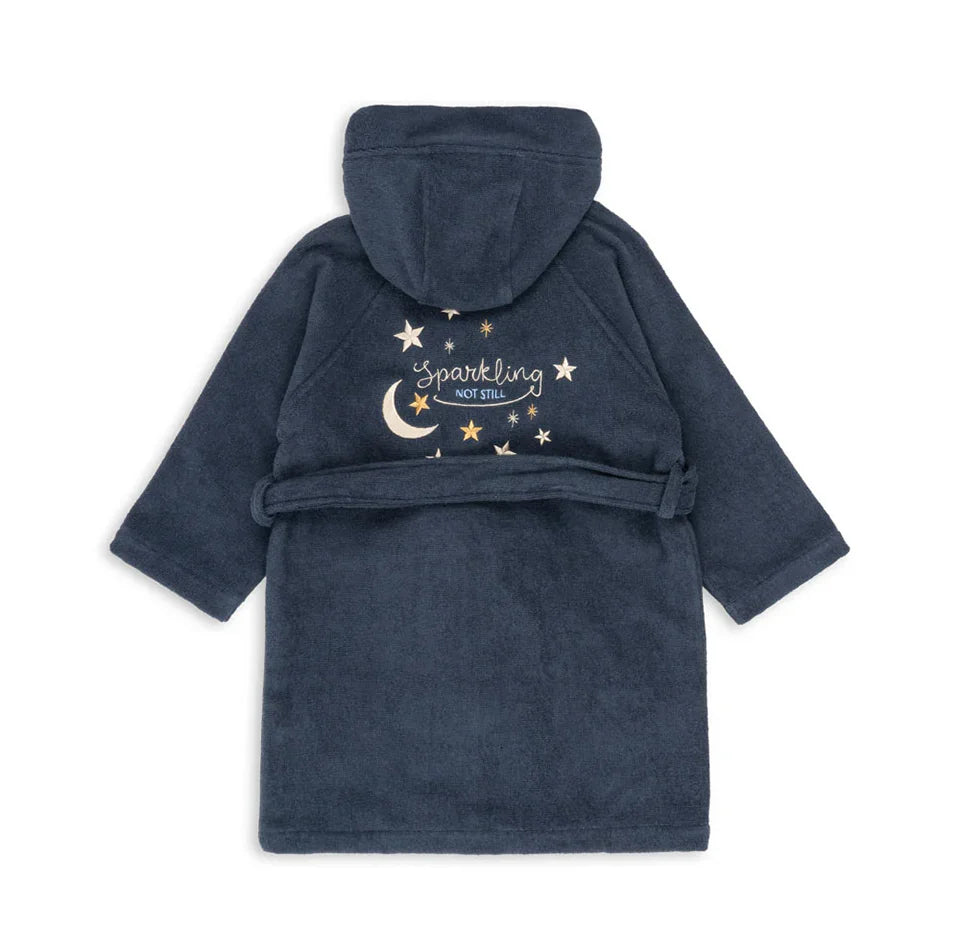 Children Cotton Bathrobe 2025 KS New Girls Embroidery Bath Towel Cloak Boys Hooded Pyjamas Baby Kids Soft Bath Robe Nightgown