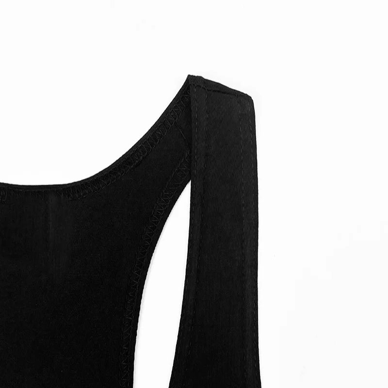 Sports strap vest fitness men's pure cotton sleeveless I-shaped suspender loose muscle men's fitness training clothes