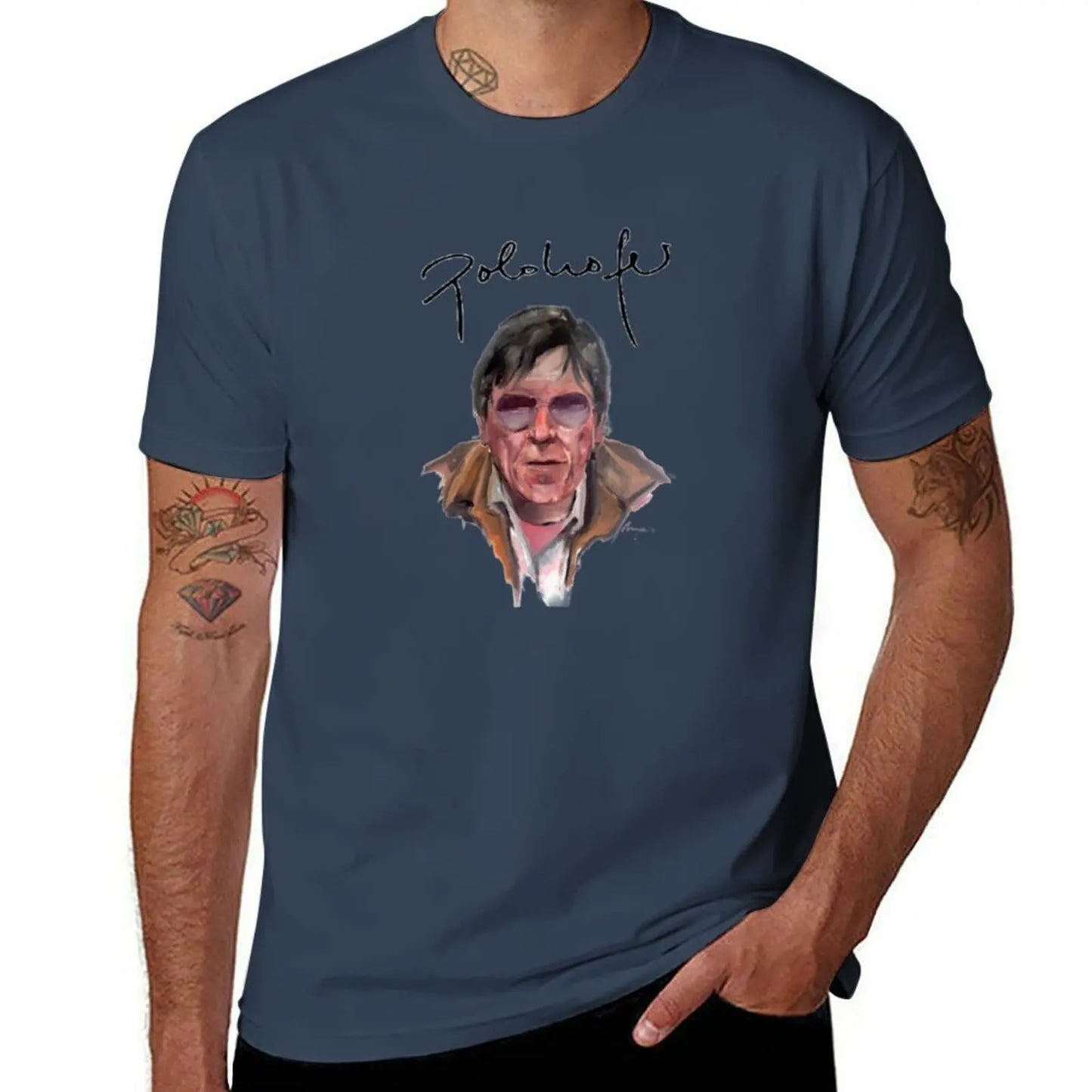 Polo Hofer Painting T-Shirt man t shirt cotton high quality man t shirts graphic T-Shirt