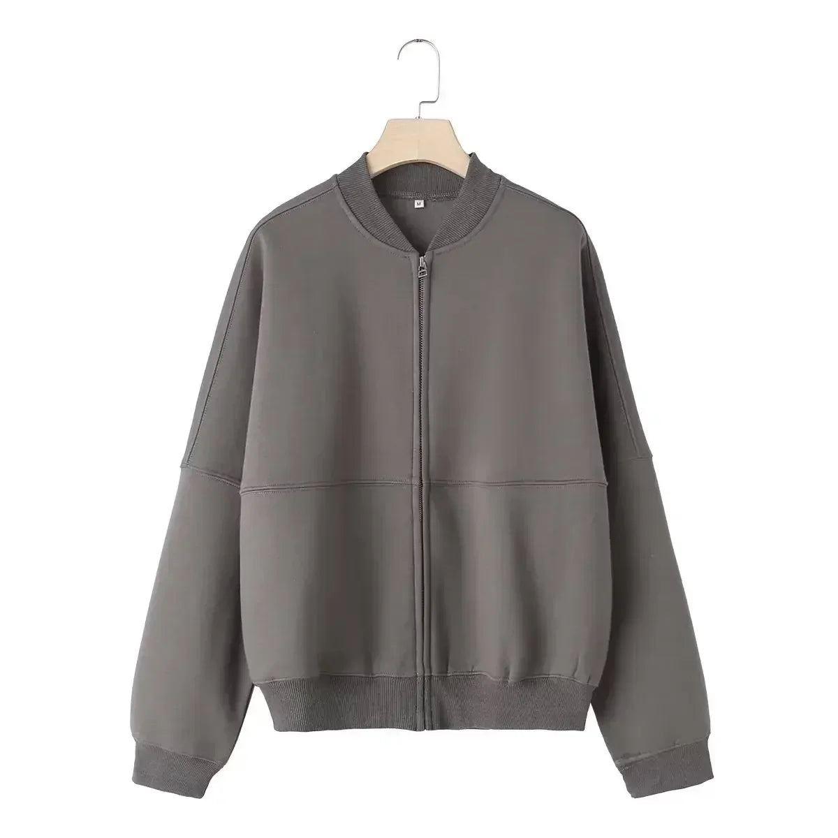 TRAFZR Cotton Zipper Cardigan Sets To Woman 2024 Tracksuit Suits Baggy Pants Sportswear Women Sweater 2 Piece Set Women Outfits