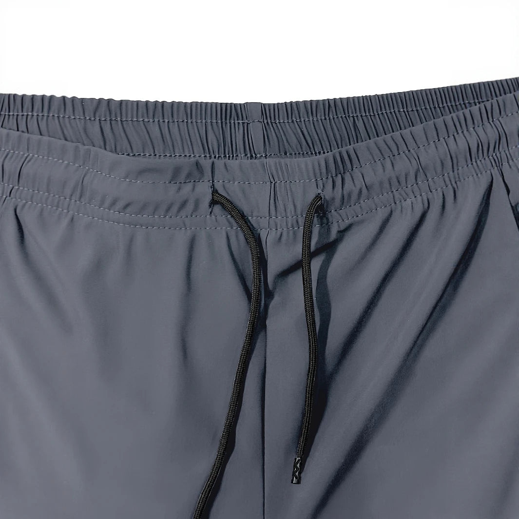 Mens 5 Inch Lightweight Breathable Athletic Shorts Quick Dry Summer Cooling Workout Training Shorts Stretch Polyester Gym Runnin