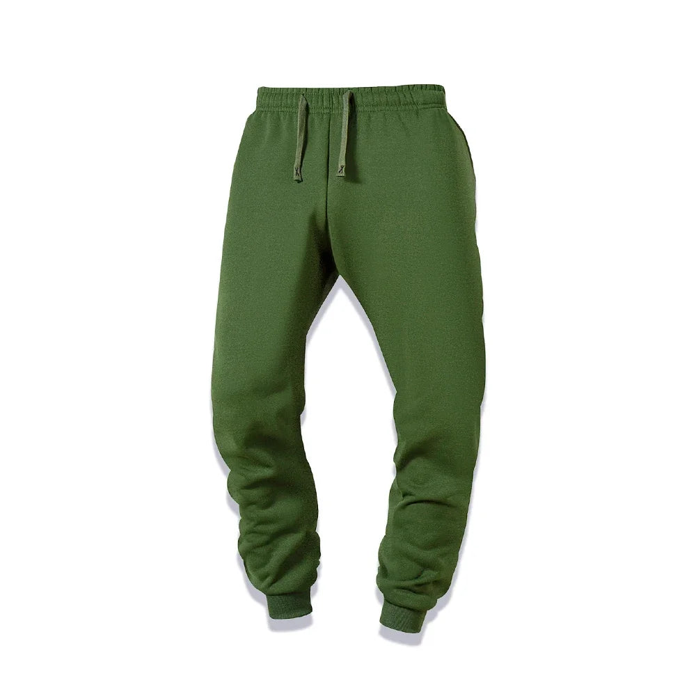 New Sweatpants Men Joggers Track Pants Elastic Waist Sport Casual Trousers Baggy Fitness Gym Clothing Long Pants