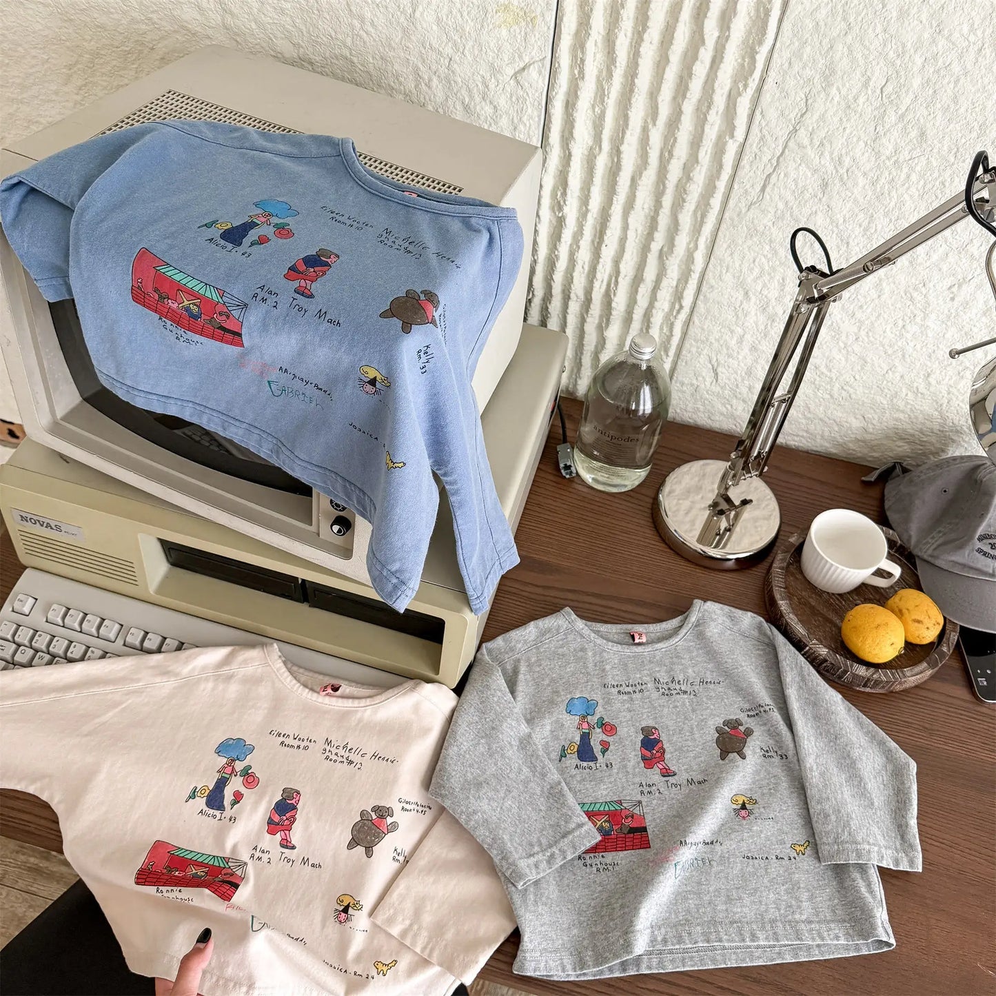 Girls T-shirts 2025 Autumn Long-sleeved Tops for Kids Cartoon Children Tops Boys Bottom Cotton Toddler Blouse Baby Tees Clothing