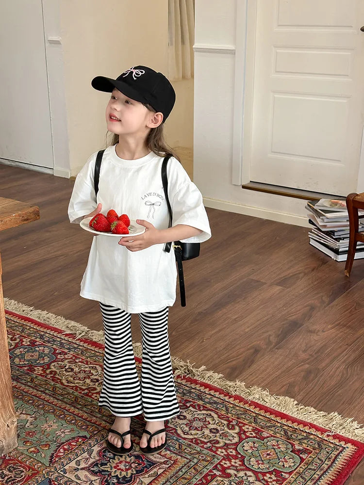 Kids Clothes Girl Children Short Sleeved Girl Clothes Summer T Shirt Tops Children Clothing  Boy Cloth Ropa De Niña Ropa De Niño