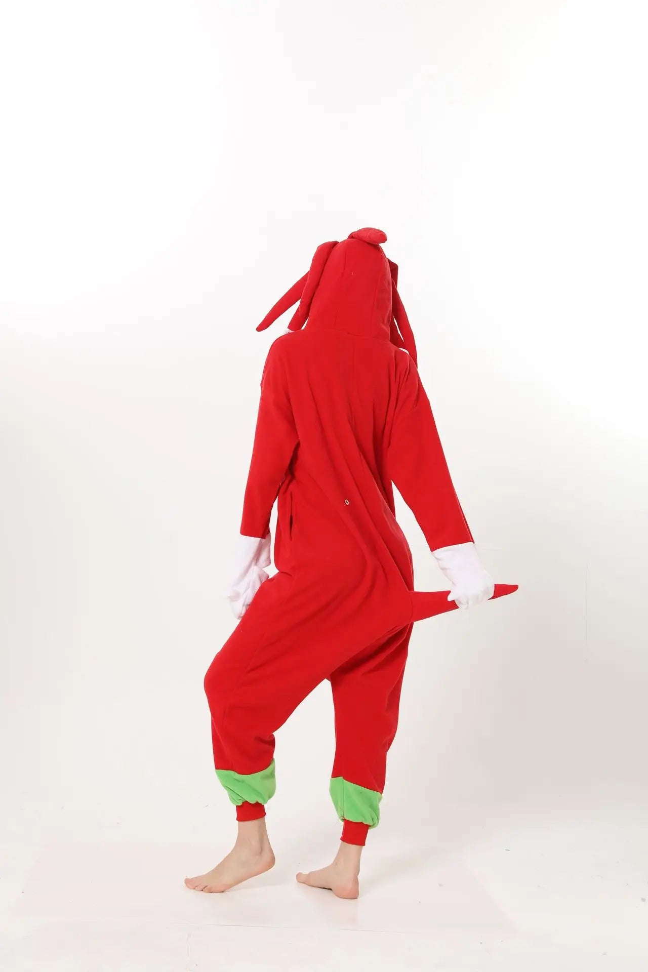 Sonic Anime Cartoon Plush Pajama Onesie Winter Flannel Adult Kids Sleepwear Warm Cosplay Bathrobe  Pijama Onesies