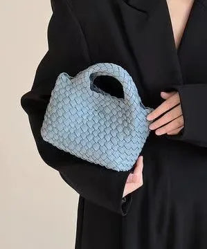 Hanrted Woven  Buet Bag Women's Crossbody Handbag Handheld Basket Bag Sli American Retro Sle Daily Use