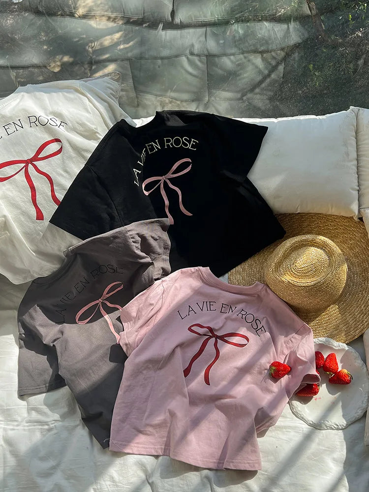 Kids Clothes Girl Children Short Sleeved Girl Clothes Summer T Shirt Tops Children Clothing  Boy Cloth Ropa De Niña Ropa De Niño