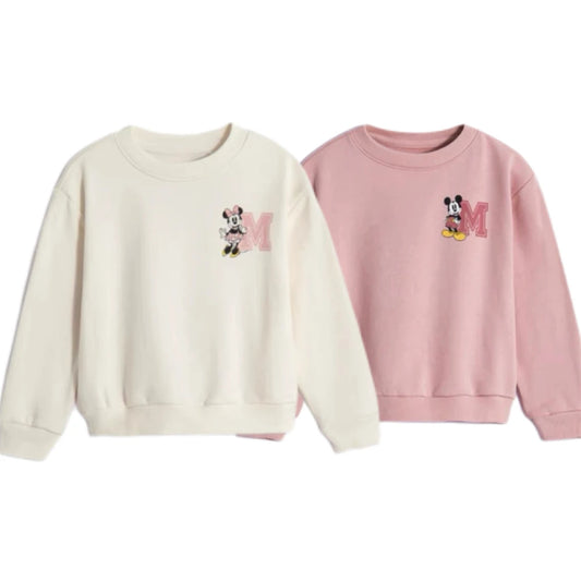 New Children Cartoon Sweatshirts Long Sleeve Tops Fashion Casual Tops For Boys And Girls Autumn Kids Crewneck Hoodies Outer Wear