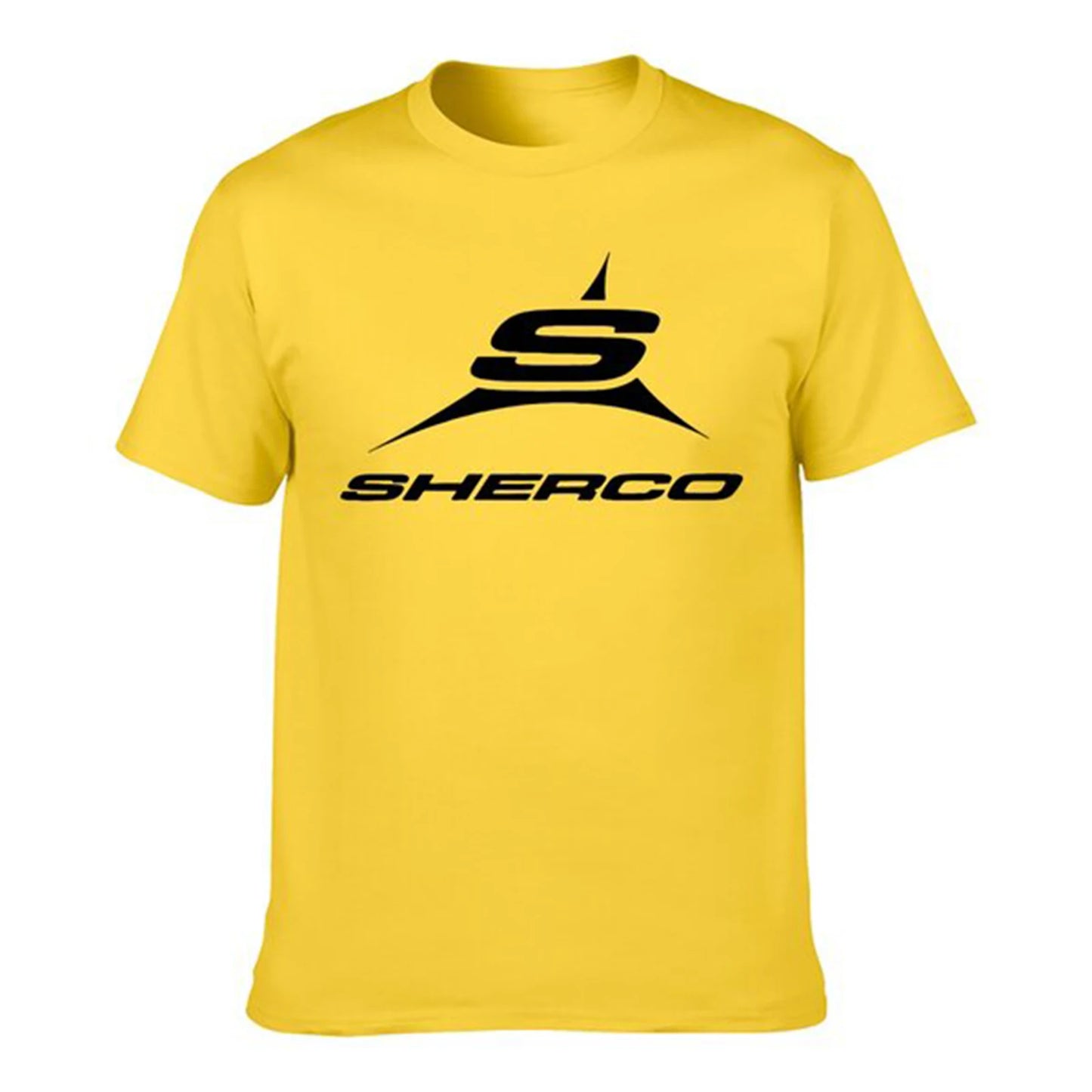 Mens Clothing  Sherco Logo T Shirt Men Tops Tee 100% Cotton Funny Print O-Neck graphic harajuku fashion Short Sleeve tees 2024