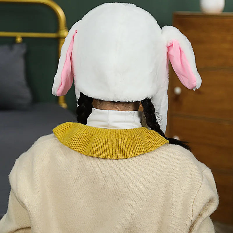 Hats For Autumn And Winter Warm Accessories Toys For Children Internet Celebrities Cute Rainbow Horses Small Rabbits Ears Hats