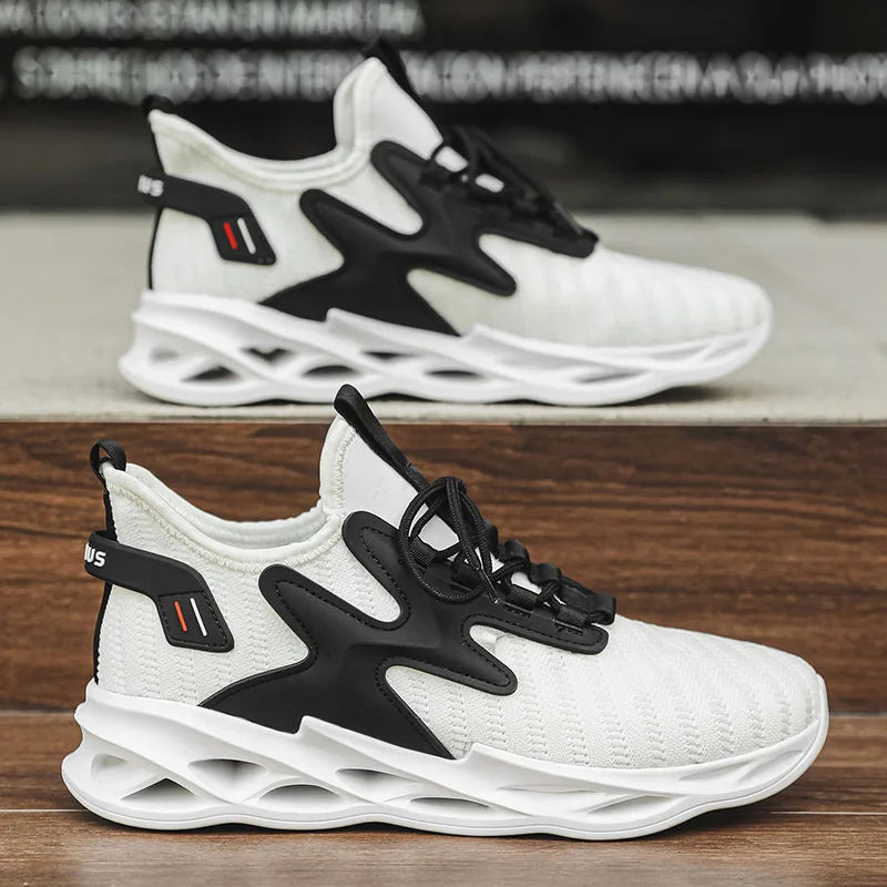 Men's Sneakers 2024 New Fashion Blade Sports Running Shoes Soft Sole Cushioning Outdoor Walking Shoes Casual Men's Shoes