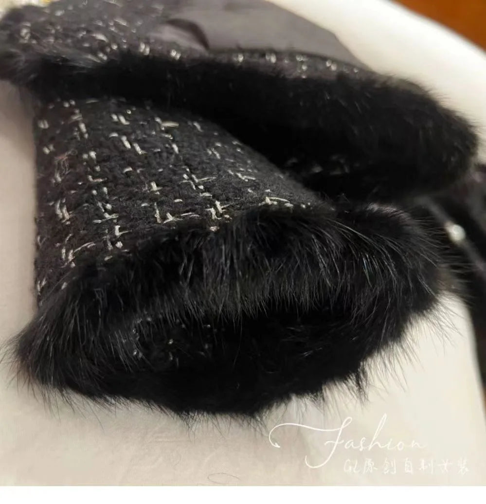 Women Coats Round Neck Full Sleeve Lamb Wool Jackets Single Breasted Slim Fit Thick Coat Open Stitch Elegant Outerwear 2024
