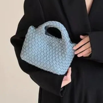 Hanrted Woven  Buet Bag Women's Crossbody Handbag Handheld Basket Bag Sli American Retro Sle Daily Use