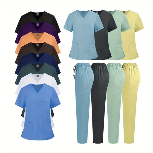 Pajama Sets Uniforms Woman High-quality Nursing Articles Healthcare Pharmacy Work Clothes Clinic Beauty Spa Unisex