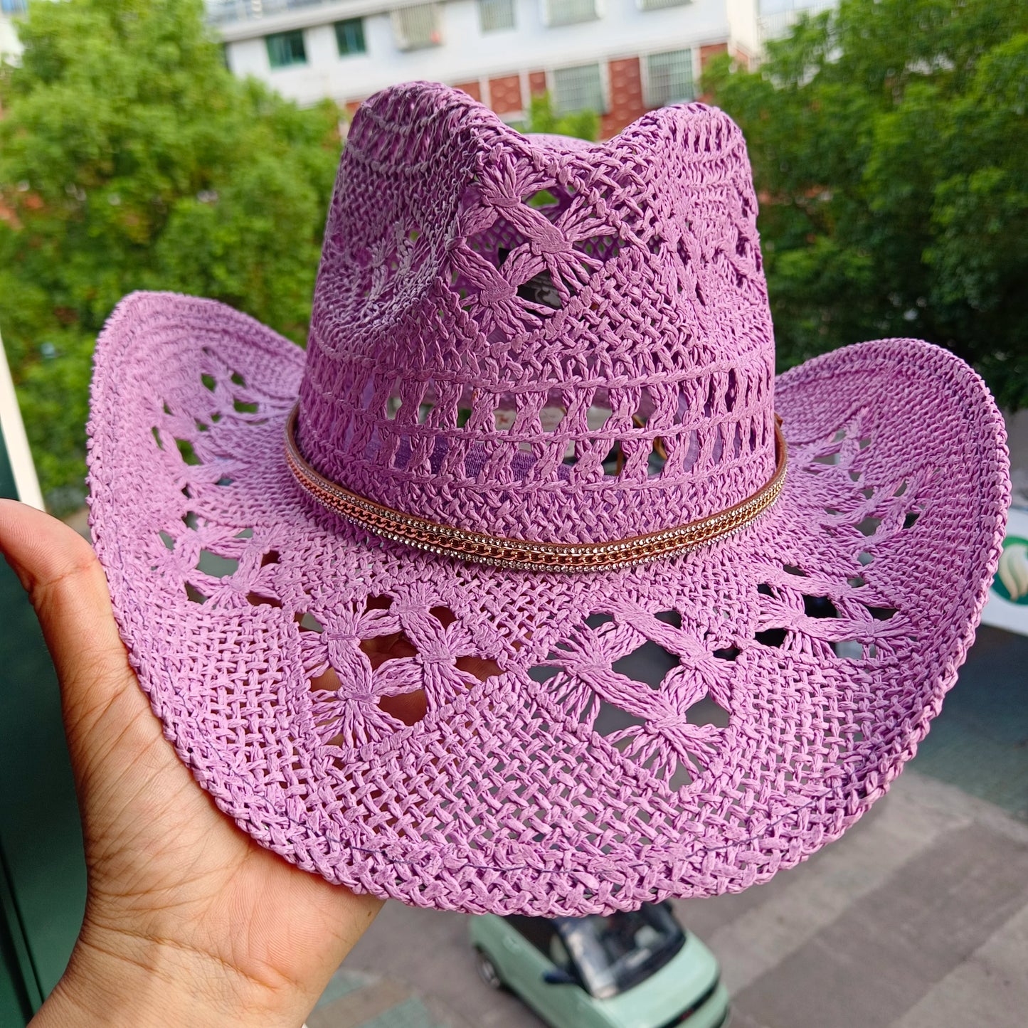 hats straw cowgirl western hat  mexican hat  retro curling hat western cowboy hat outdoor riding hat travel sports hat