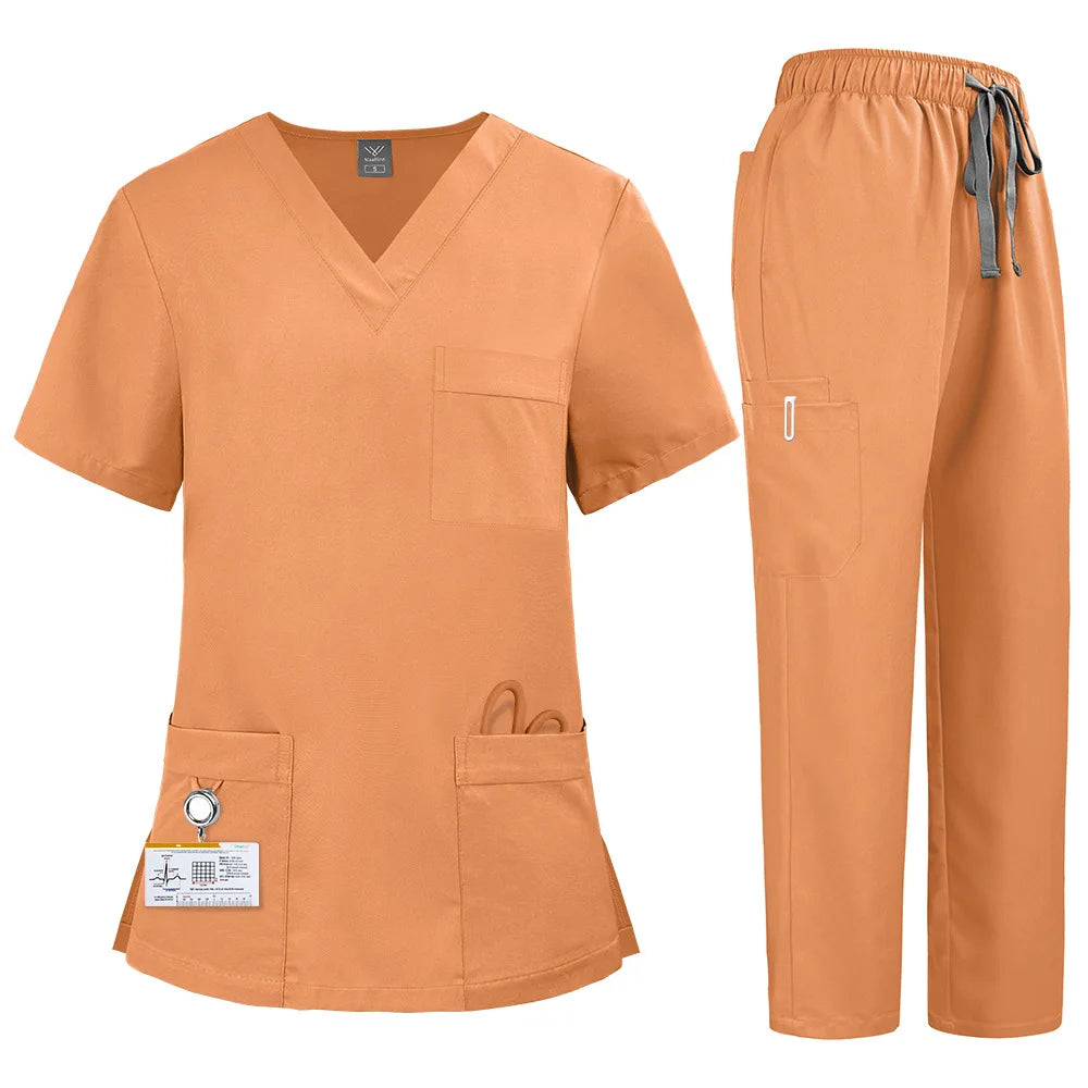 Pajama Sets Uniforms Woman High-quality Nursing Articles Healthcare Pharmacy Work Clothes Clinic Beauty Spa Unisex