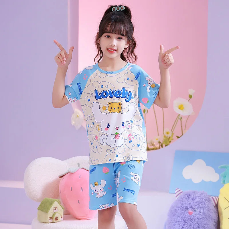 Pajama Girl Sets for Children Loungewear Boy's Pajamas Sleepwear Robe Children's Clothing Mother Kids