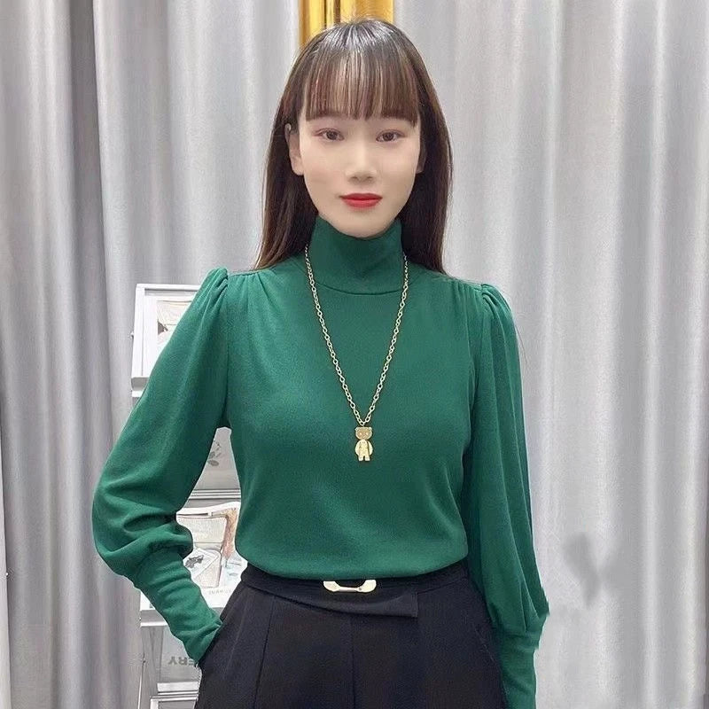 Women Clothing Simplicity All-match Casual Bottoming Shirt Spring Autumn New Long Sleeve Loose Fashion T Shirts Office Harajuku