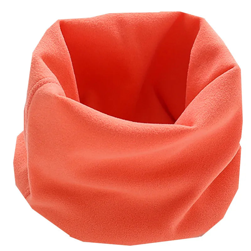 New Autumn Winter Girls 100% Cotton Scarf Children Scarf Bibs LIC Boys Girls O Ring Scarf Lovely Kids Collar Children Bufandas