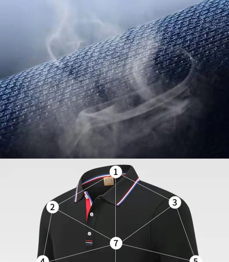 Polo Shirts Casual Solid Color New Summer Fashion Brand Men Hot Selling Clothing Breathable Lapel 8 Colors T-Shirt