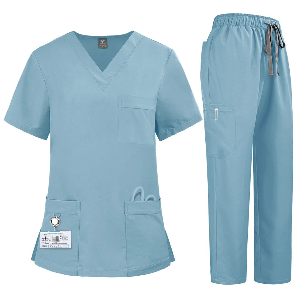 Pajama Sets Uniforms Woman High-quality Nursing Articles Healthcare Pharmacy Work Clothes Clinic Beauty Spa Unisex