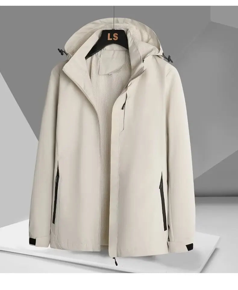 New jacket for men and women outdoor mountaineering three-in-one jacket for removable windproof and waterproof jacket