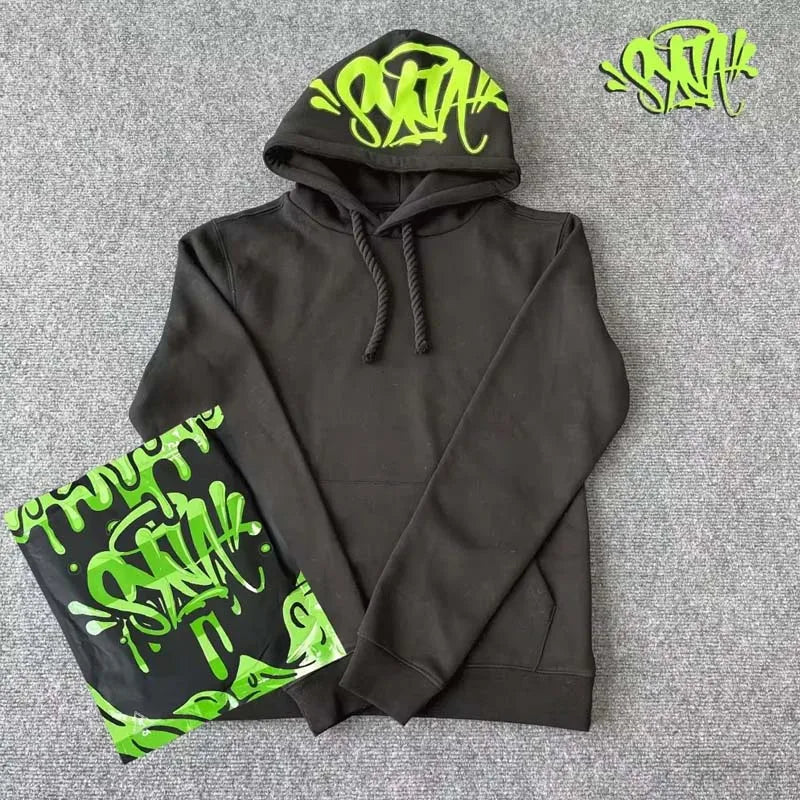 Sy World Tracksuit Women Men Cotton Casual Hoodie Uk Drill Jacket Trousers Streetwear Coat Young Trendy Hooded Tops Pants